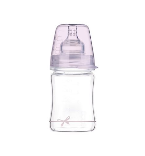 Lovi DiamondGlass Üvegből készült cumisüveg 150 ml (0h+) - Baby Shower Girl