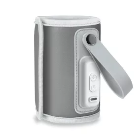   Lionelo Thermup Go hordozható cumisüveg-melegítő - Grey silver