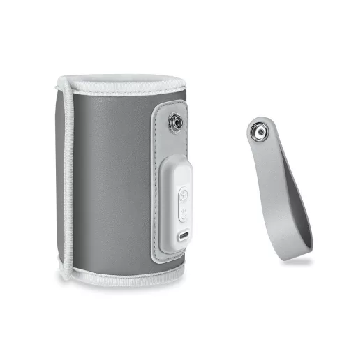 Lionelo Thermup Go hordozható cumisüveg-melegítő - Grey silver