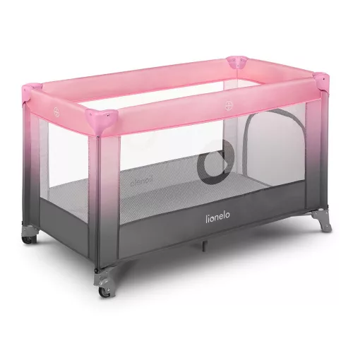 Lionelo Stefi utazóágy - Pink Ombre