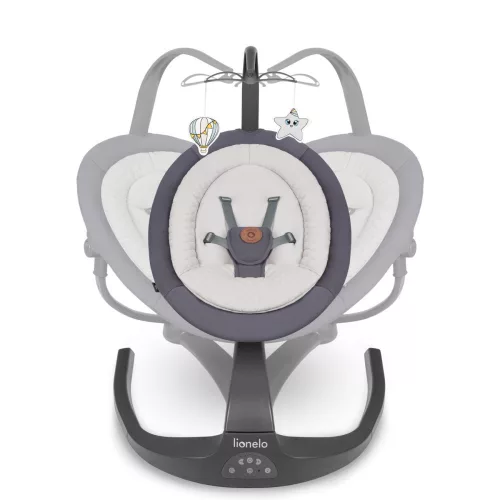 Lionelo Rina 360° elektromos pihenőszék és hinta - Grey concrete