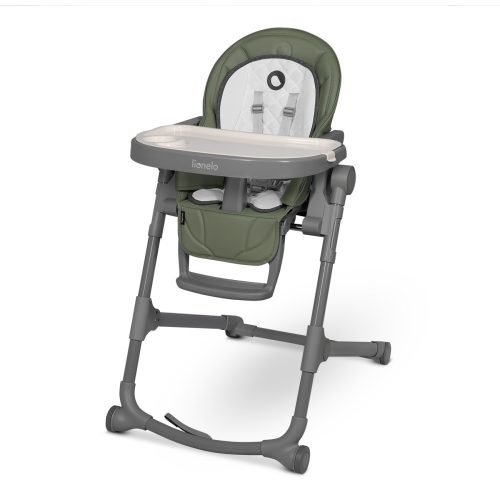 Lionelo Cora Plus 2in1 etetőszék és pihenőszék - Green Olive