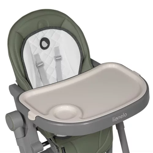 Lionelo Cora Plus 2in1 etetőszék és pihenőszék - Green Olive