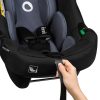 Lionelo Astrid i-Size babahordozó (40-87 cm) - Black Grey