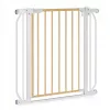 Lionelo Truus Slim biztonsági ajtórács - White Natural (75-105 cm) 2 db toldóval!