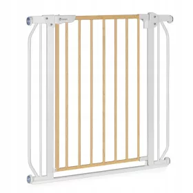   Lionelo Truus Slim biztonsági ajtórács - White Natural (75-105 cm) 2 db toldóval!
