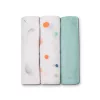 Lionelo Bamboo 3 db-os textil pelenka szett (70x70) - Dot