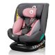 Lionelo Bastiaan One I-Size 360°-ban forgatható ISOFIX gyermekülés (40-150 cm) - Pink Rose