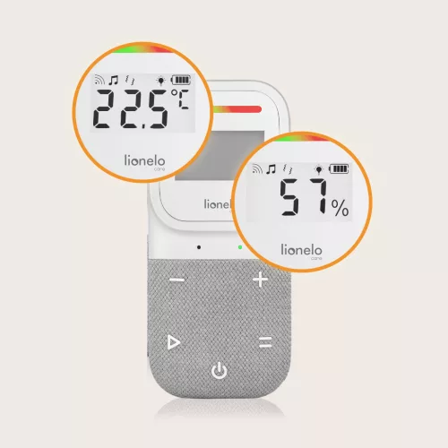 Lionelo BabyLine 2.3 Digitális Audio bébiőr hő és páratartalom érzékelőkkel
