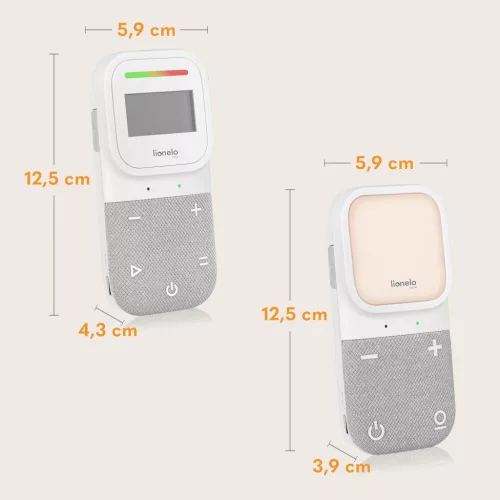 Lionelo BabyLine 2.3 Digitális Audio bébiőr hő és páratartalom érzékelőkkel