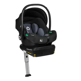   Lionelo Astrid I-Size Babahordozó + bázistalp Set (40-87 cm) - Black Grey
