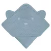 Lionelo Muslin pamut kapucnis törölköző - Grey Sky