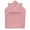 Lionelo Muslin pamut kapucnis törölköző - Pink Baby