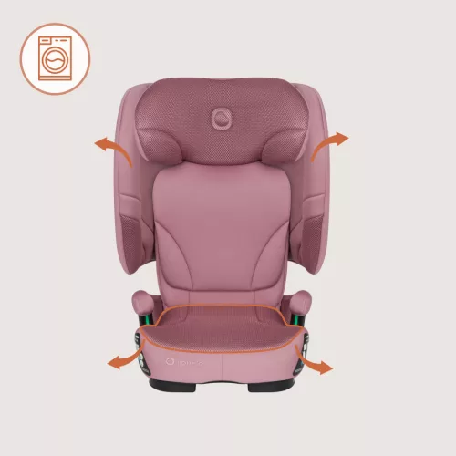 Lionelo Orin i-Size Isofix gyerekülés (100-150 cm) - Pink Mauve
