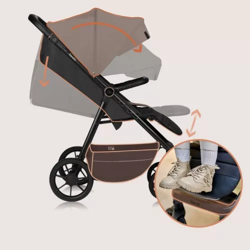 Lionelo Mira sport babakocsi - Beige Sand