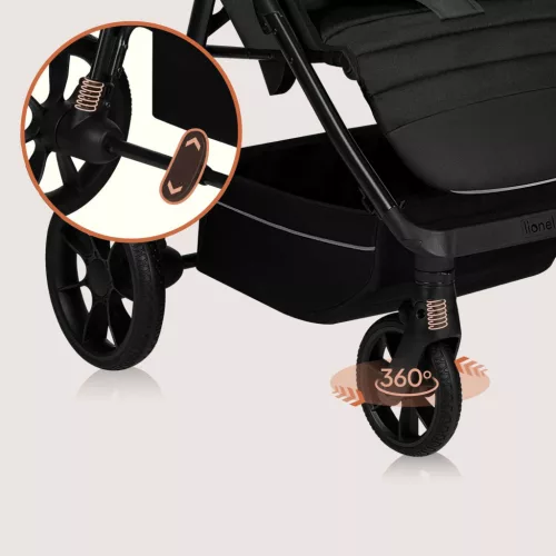 Lionelo Mira sport babakocsi - Grey Graphite