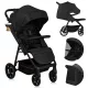 Lionelo Mira sport babakocsi - Black Onyx