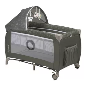 Lionelo Sven Plus multifunkciós utazóágy - Beige Olive