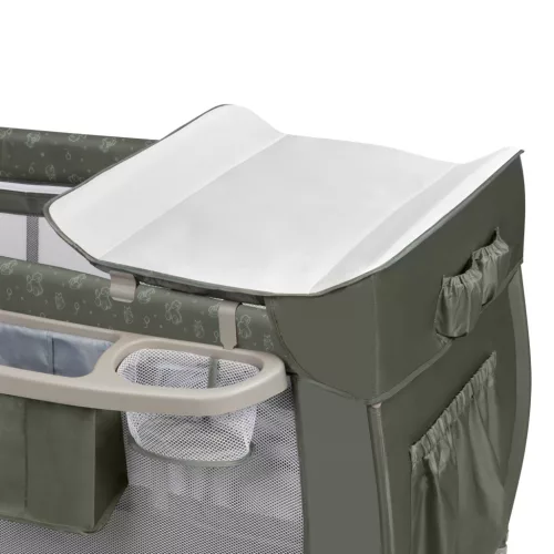 Lionelo Sven Plus multifunkciós utazóágy - Beige Olive