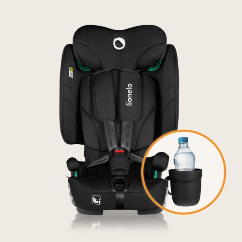 Lionelo Nelly I-Size ISOFIX összecsukható gyermekülés (76-150cm) - Black Carbon