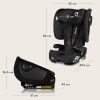 Lionelo Nelly I-Size ISOFIX összecsukható gyermekülés (76-150cm) - Black Carbon
