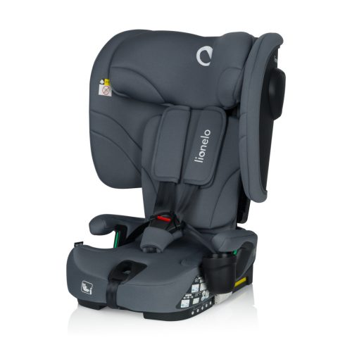 Lionelo Nelly I-Size ISOFIX összecsukható gyermekülés (76-150cm) - Grey Graphite