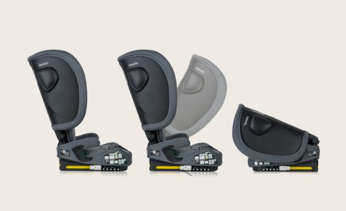 Lionelo Nelly I-Size ISOFIX összecsukható gyermekülés (76-150cm) - Grey Graphite