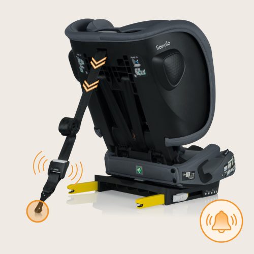 Lionelo Nelly I-Size ISOFIX összecsukható gyermekülés (76-150cm) - Grey Graphite