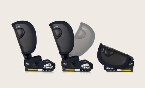 Lionelo Nelly I-Size ISOFIX összecsukható gyermekülés (76-150cm) - Blue Navy