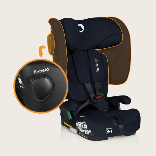 Lionelo Nelly I-Size ISOFIX összecsukható gyermekülés (76-150cm) - Blue Navy