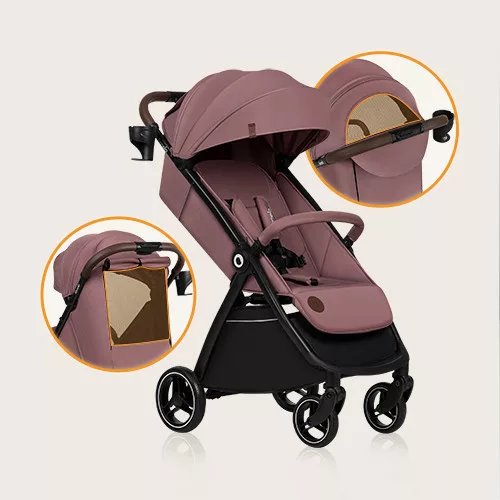 Lionelo Ingrid sport babakocsi - Pink Mauve