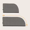Lionelo Sunblocker 2db-os árnyokoló tárolózsákkal - Fekete