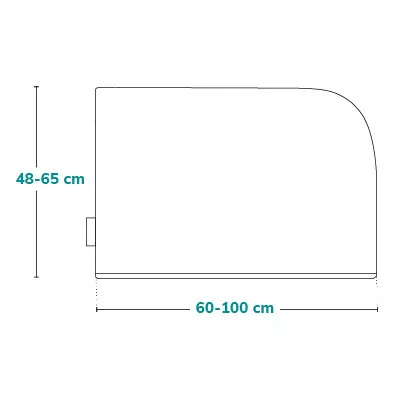 Lionelo Sunblocker 2db-os árnyokoló tárolózsákkal - Fekete