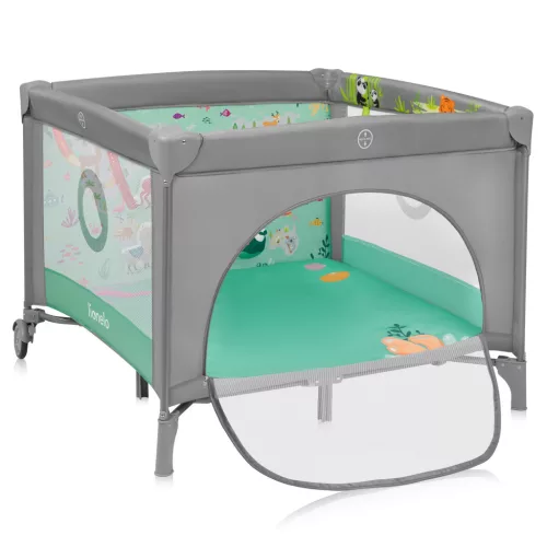 Lionelo Mille Plus utazójáróka - Grey Green