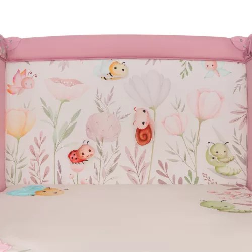 Lionelo Mille Plus utazójáróka - Pink