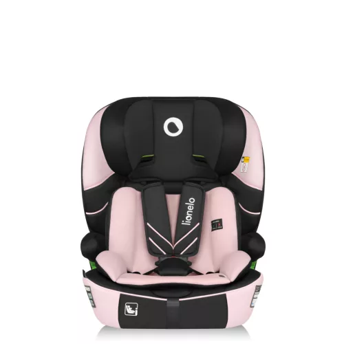 Lionelo Levi FIX I-Size gyerekülés (76-150 cm) - Pink Baby