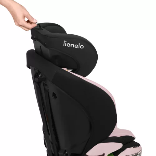 Lionelo Levi FIX I-Size gyerekülés (76-150 cm) - Pink Baby