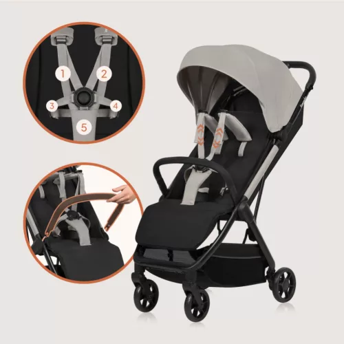 Lionelo Julie Air sport babakocsi - Beige Sand