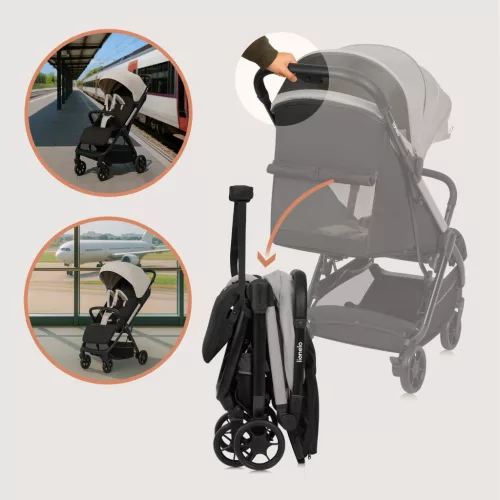 Lionelo Julie Air sport babakocsi - Beige Sand
