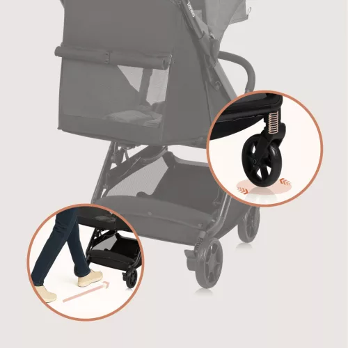 Lionelo Julie Air sport babakocsi - Grey Stone
