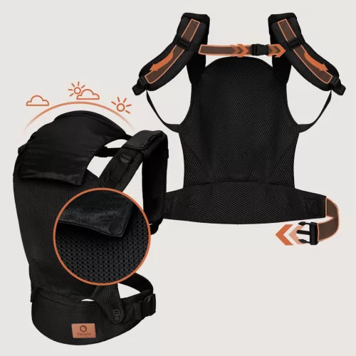 Lionelo Margareet Air csatos hordozó - Black