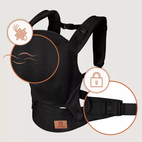 Lionelo Margareet Air csatos hordozó - Black