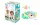 Mochtoys Play&Squish építőkocka dobozban 24 db-os puha építőjáték pasztell színekben