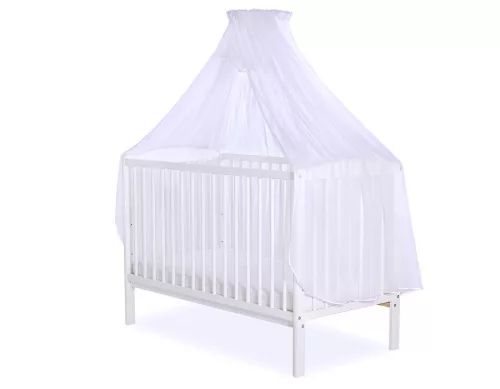 BabyLion Prémium Baldachin függöny - Fehér