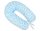 BabyLion Prémium szoptatós párna - Kék - fehér cikk-cakk
