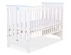 BabyLion Prémium kiságy - 60x120 - fehér-kék