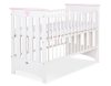 BabyLion Prémium kiságy - 60x120 - fehér-rózsaszín