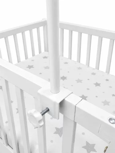 BabyLion Prémium Baldachin tartó vas 60 cm - Rövid