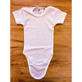 LP Rövid ujjú pamut body (80) - Fehér