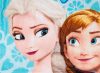 Disney Frozen frottír strandtörölköző